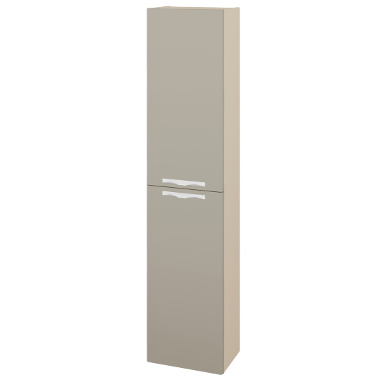 Vysoká skříň DOOR SV1D2 35  - M19 Cream mat - Úchytka T09 - M05 Béžová mat - Levé