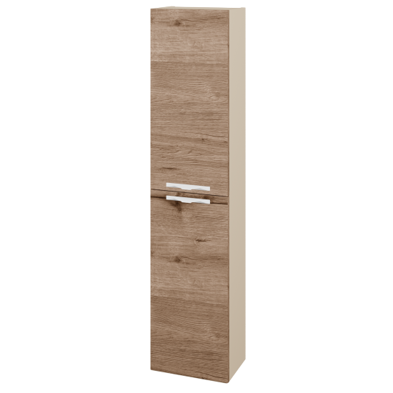 Vysoká skříň DOOR SV1D2 35  - M19 Cream mat - Úchytka T09 - D23 Herkules - Levé