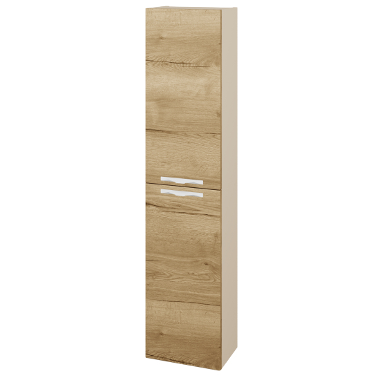 Vysoká skříň DOOR SV1D2 35  - M19 Cream mat - Úchytka T09 - D26 Ontario - Levé