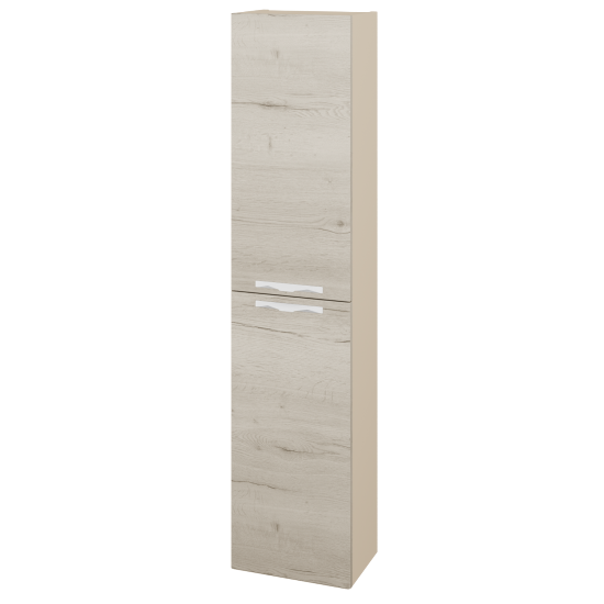 Vysoká skříň DOOR SV1D2 35  - M19 Cream mat - Úchytka T09 - D28 Alberta - Levé
