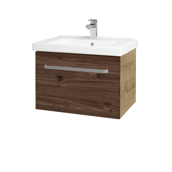 Umyvadlová skříňka BIG INN SZZ 65  - D09 Arlington - Úchytka T01 - D25 Teak