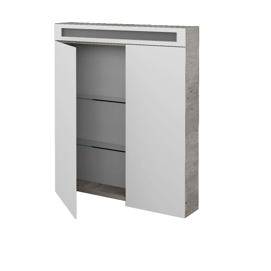 Badezimmer Spiegelschrank ORO GA2NOE 70  - D01 Beton