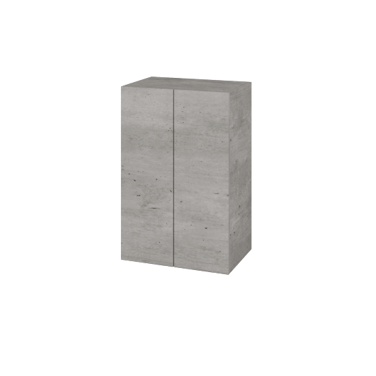 Horní skříňka DOS SYD2 50  - D01 Beton - Úchytka T00 (bez úchytky) - D01 Beton
