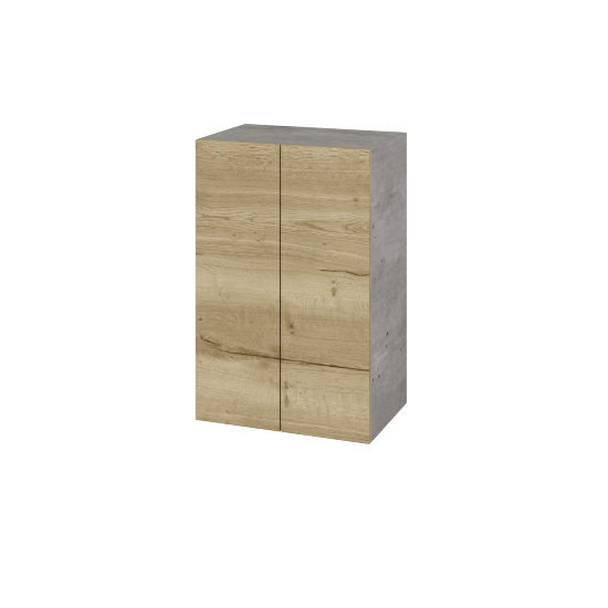 Horní skříňka DOS SYD2 50  - D01 Beton - Úchytka T00 (bez úchytky) - D26 Ontario