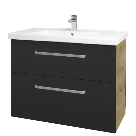 Umyvadlová skříňka BIG INN SZZ2 100  - D09 Arlington - Úchytka T01 - N03 Graphite