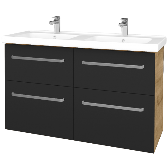 Umyvadlová skříňka BIG INN SZZ4 125  - D09 Arlington - Úchytka T01 - N03 Graphite