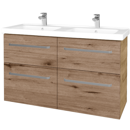 Umyvadlová skříňka BIG INN SZZ4 125  - D09 Arlington - Úchytka T01 - D23 Herkules