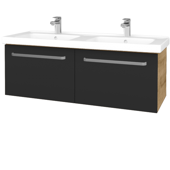 Umyvadlová skříňka BIG INN SZZ2 125  - D09 Arlington - Úchytka T01 - N03 Graphite