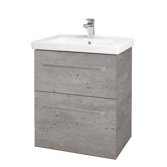 Umyvadlová skříňka BIG INN SZZ2 65  - D01 Beton - Úchytka T01 - D01 Beton