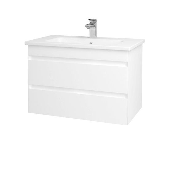 Koupelnová skříňka MAJESTY SZZ2 80  - L01 Bílá vysoký lesk - M01 Bílá mat