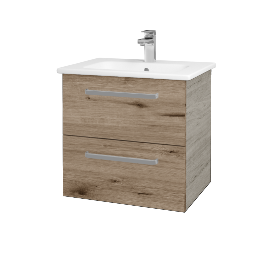 Umyvadlová skříňka GIO SZZ2 60  - D05 Oregon - Úchytka T01 - D23 Herkules