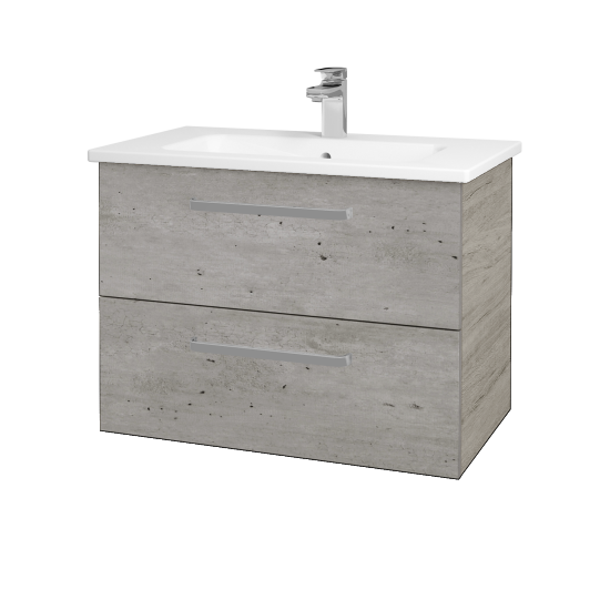 Umyvadlová skříňka GIO SZZ2 80  - D05 Oregon - Úchytka T01 - D01 Beton