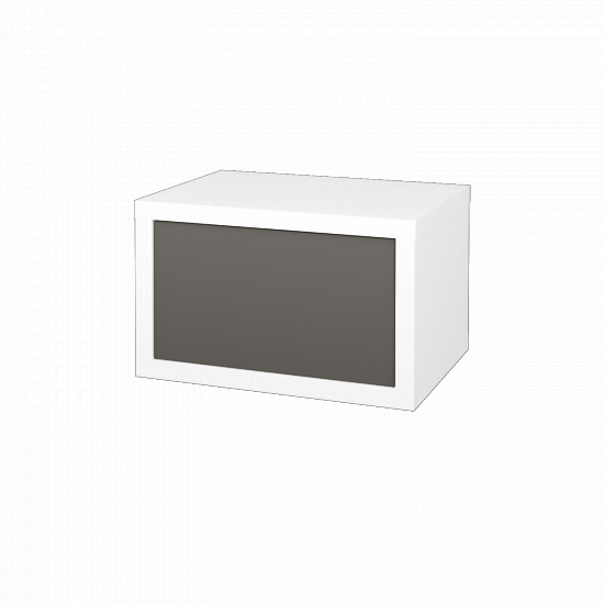 Nízká skříňka STORM SYZ 60  - L01 Bílá vysoký lesk - N06 Lava