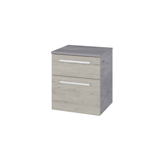 Sideboard UNI SNZ2K  50  - D01 Beton - Griffes T01 - D05 Oregon