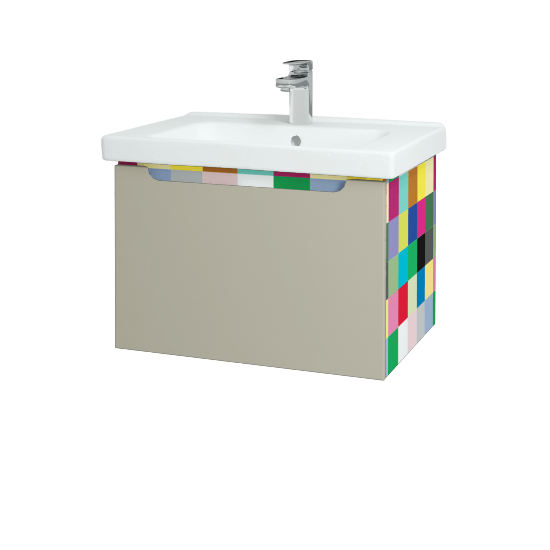 Umyvadlová skříňka COLOR SZZ 65  - Individuální odstín dle RAL/NCS - L04 Béžová vysoký lesk