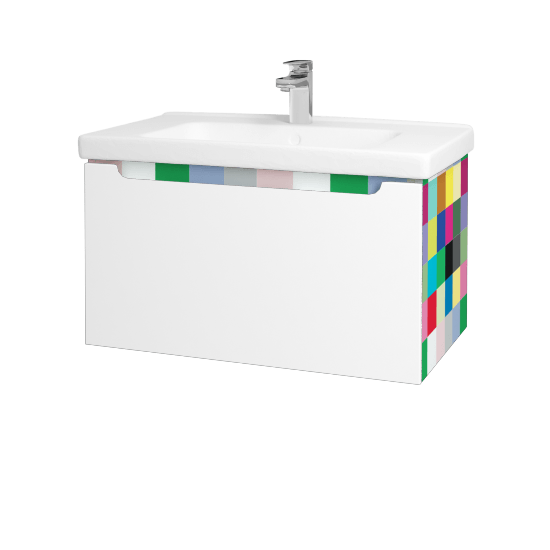 Umyvadlová skříňka COLOR SZZ 80  - Individuální odstín dle RAL/NCS - M01 Bílá mat