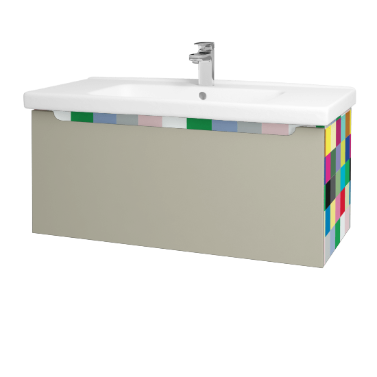 Umyvadlová skříňka COLOR SZZ 100  - Individuální odstín dle RAL/NCS - M05 Béžová mat