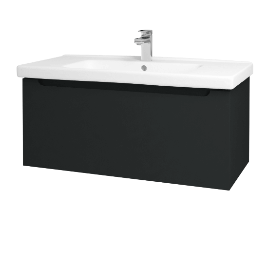 Koupelnová skříňka COLOR SZZ 100  - L03 Antracit vysoký lesk - L03 Antracit vysoký lesk